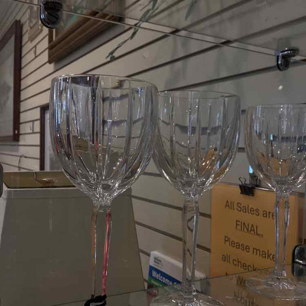 Four Waterford Marquis Omega Wine Glasses