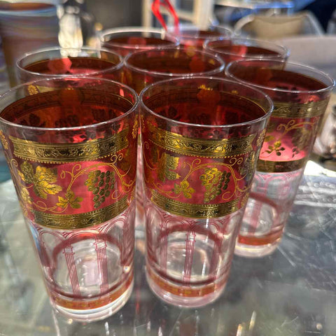 Cena Garden Grape Glasses - Set of 8