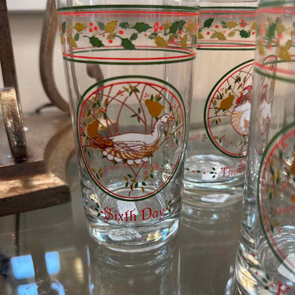 Twelve Days Of Christmas Glasses