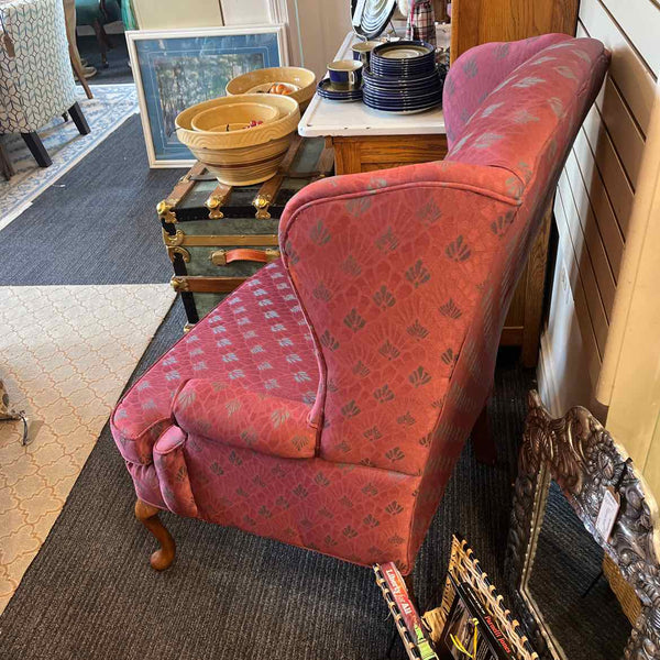 Wingback Queen Anne Arm Chair