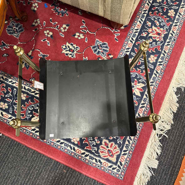 Metal & Brass Wood Holder Bin