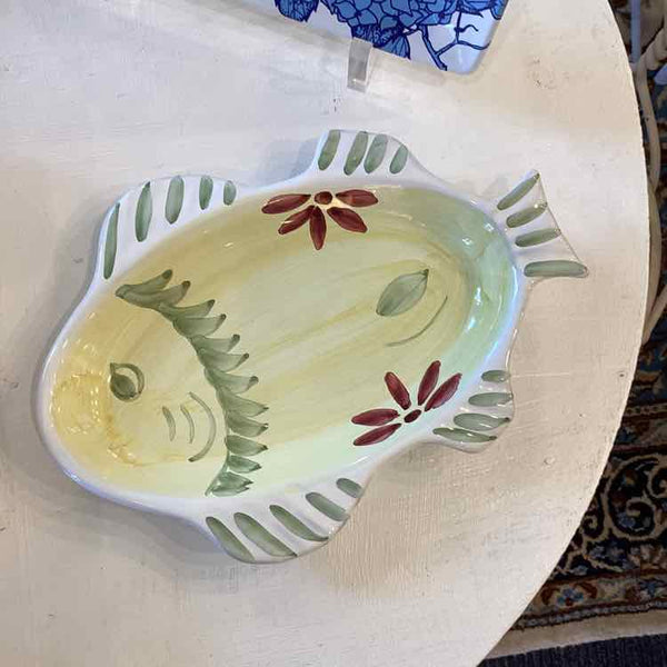 Italian Pottery Fish Serving Plate