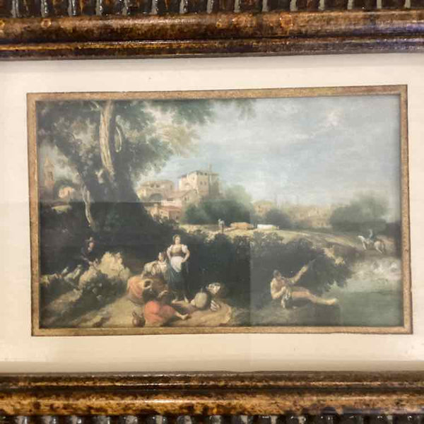 Three Part Miniature European Scenes