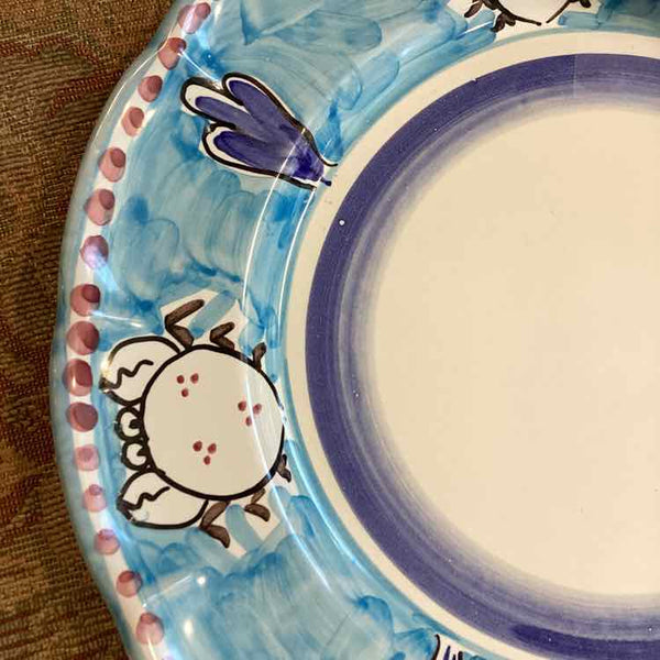 Round Italian Serving Plate