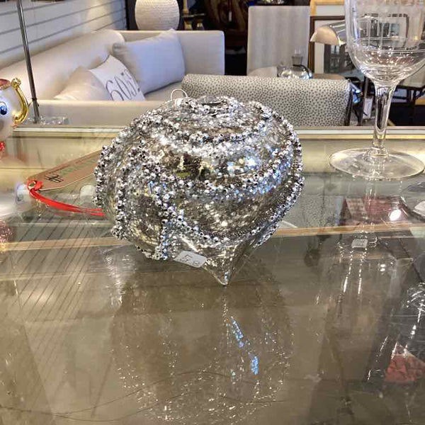 Mercury Glass Silver Ornament