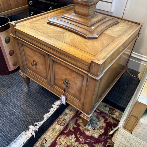 2 Door End Table