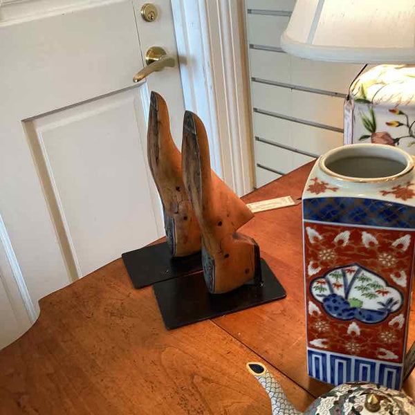 Pair of Antique Cobbler Shoe Bookends