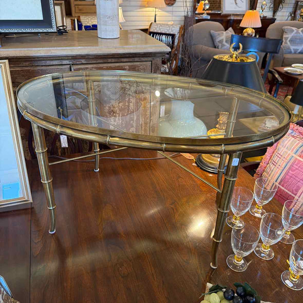 Brass & Glass Coffee Table