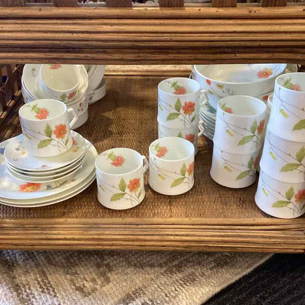 80 Pc. Mikasa Bone China - "Just Flowers"