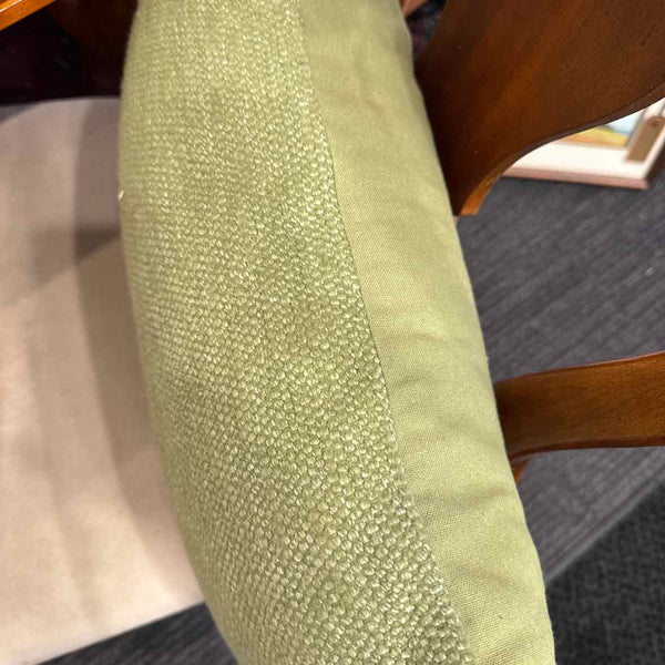 Pair Of Green Lumbar Pillows