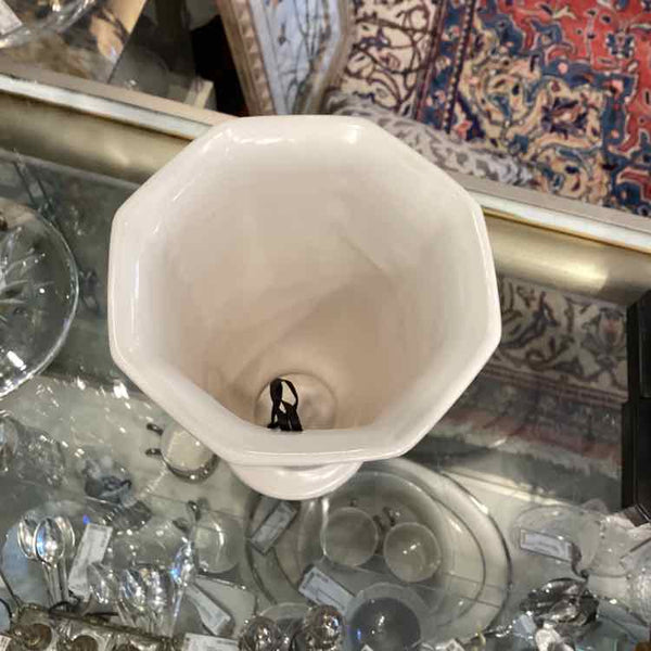 Roseville White Vase