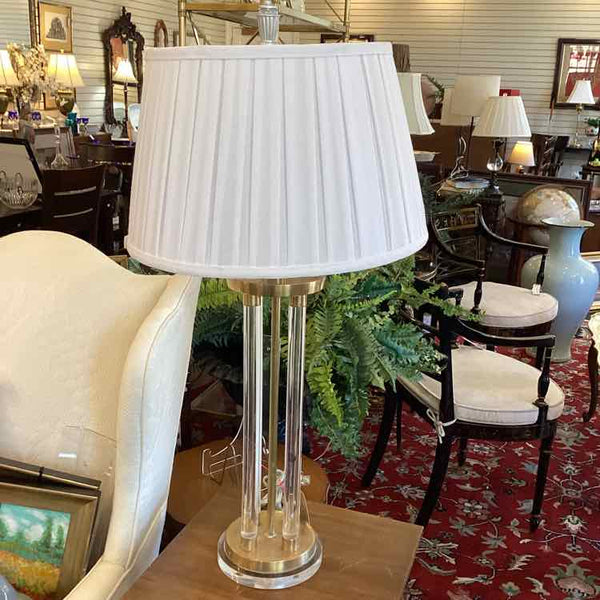 Brass And Acrylic Lamp
