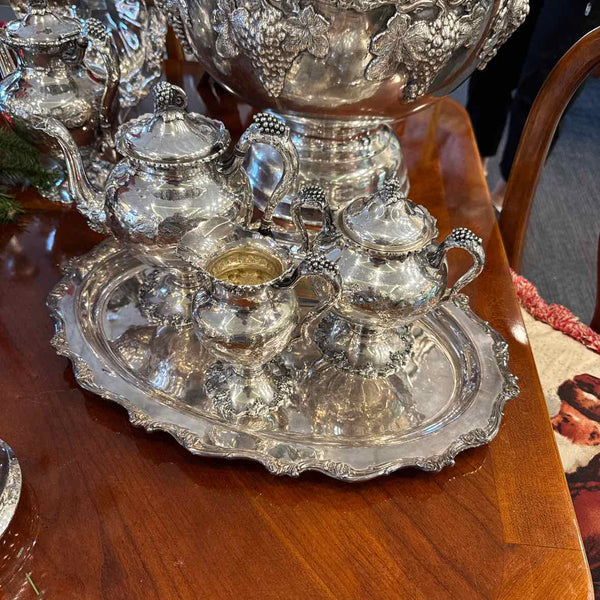 Four Piece American Sheffield Coffee Service