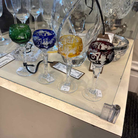 Four Cordial Glasses
