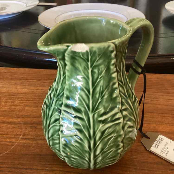 Bordallo Pinneiro Green Cabbage Pitcher