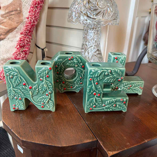 Lipper/Mann Noel Candle Holders - Vintage