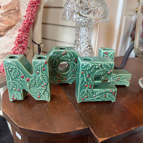 Lipper/Mann Noel Candle Holders - Vintage