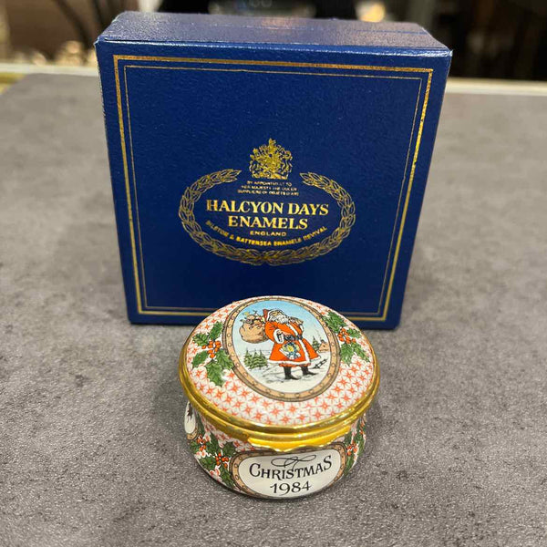 Halcyon Enamel 1984 Christmas Box