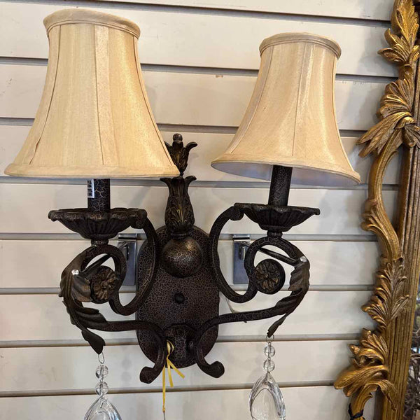 Pair Electric Sconces with Shades