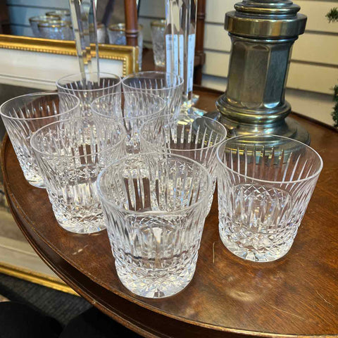 Eight Waterford Tramore Old Fashion Glasses