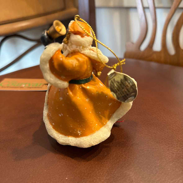 Thomas Kinkade Santa Ornament - Winter Scene on Cape