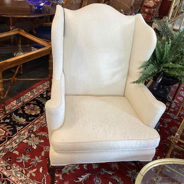 Cream Wing Back Chair
