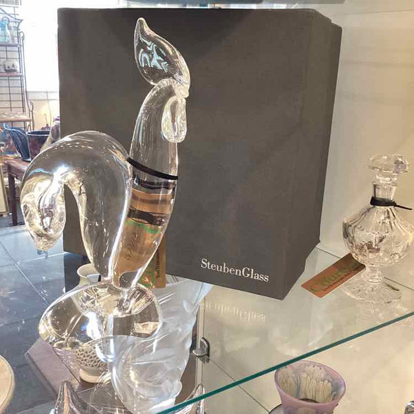 Steuben Crystal Rooster