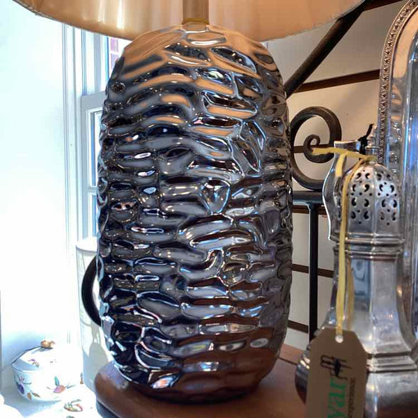 Lamp with Silver Base