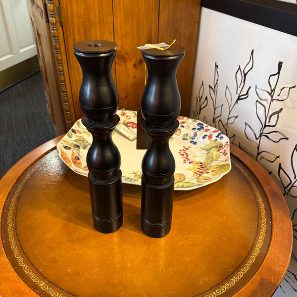 Pair of Black Candlesticks