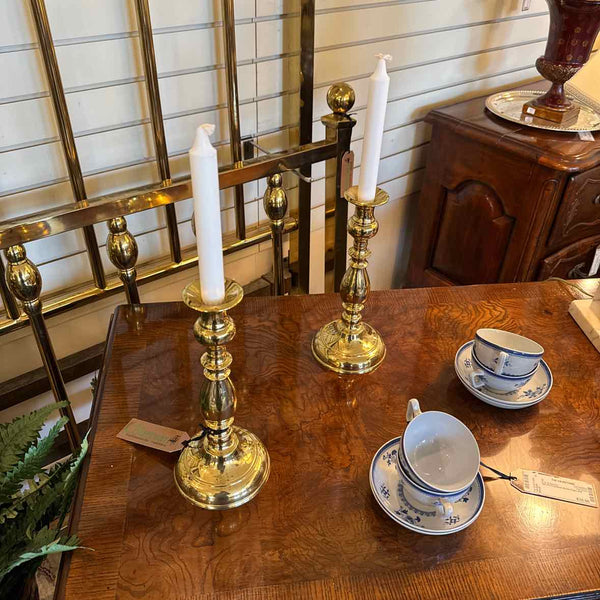 Pair of Brass Candlesticks - Va. Metalcrafters