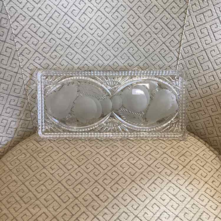 Bavarian Harvest Crystal Serving Dish