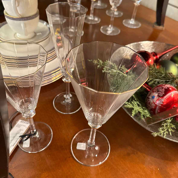 10 South Hampton Gold Wine Glasses - Mikasa