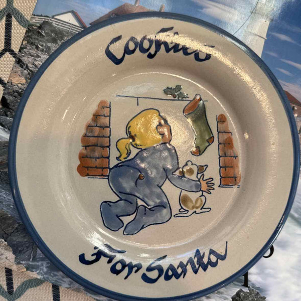 "Cookies for Santa" Plate
