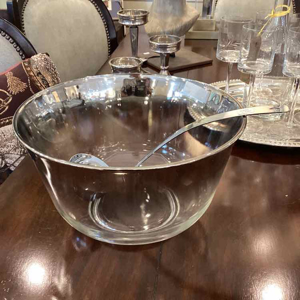 Punch Bowl with 12 Glasses & Ladle