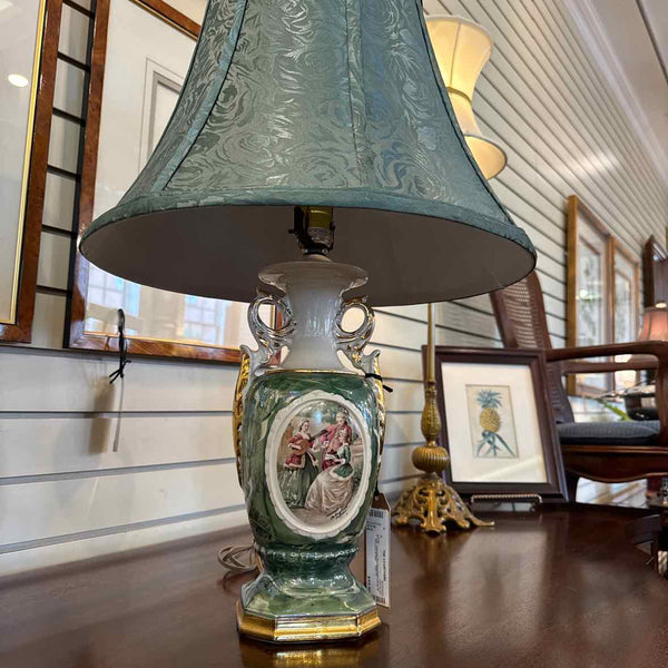 Vintage Handpainted Lamp