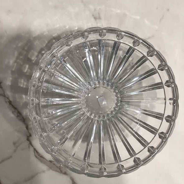 Rd. Ribbed Crystal Bowl