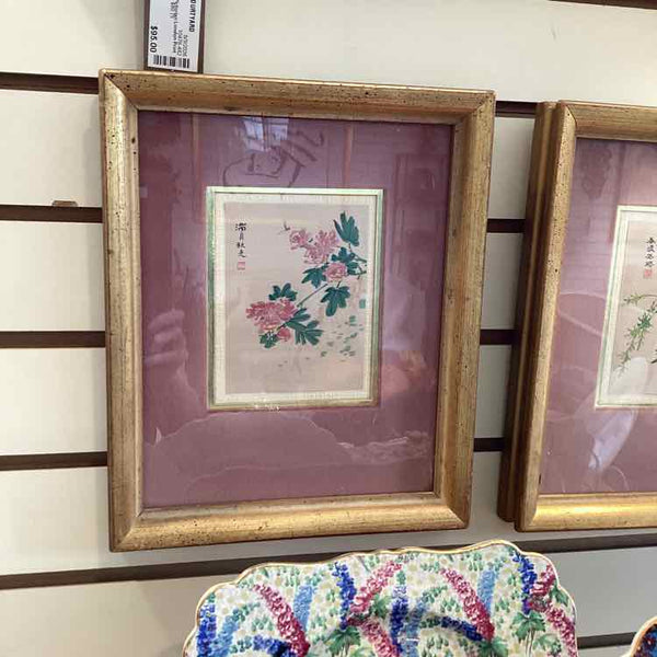 Pair of Japanese Florals