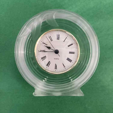 Round Glass Clock