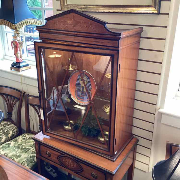 Landstrom Furniture Vintage Lighted  Cabinet