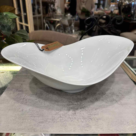 Ola White Serving Bowl