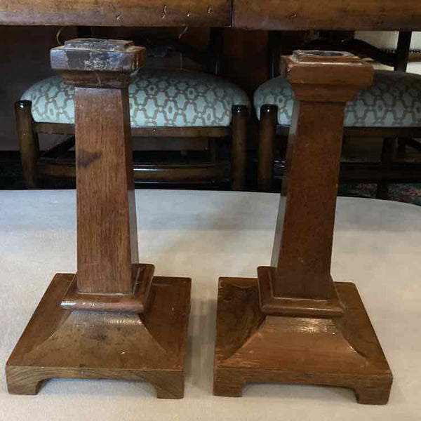 Pr. Handmade Mission Candlesticks