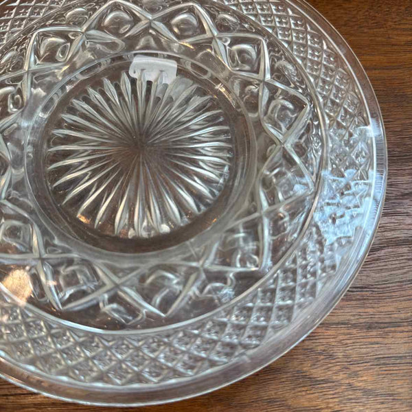 Pair of Imperial Cape Cod Pressed Glass Dishes