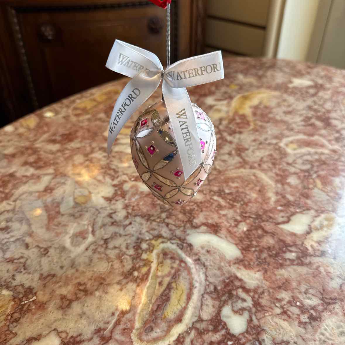 Waterford Ornament - Pink