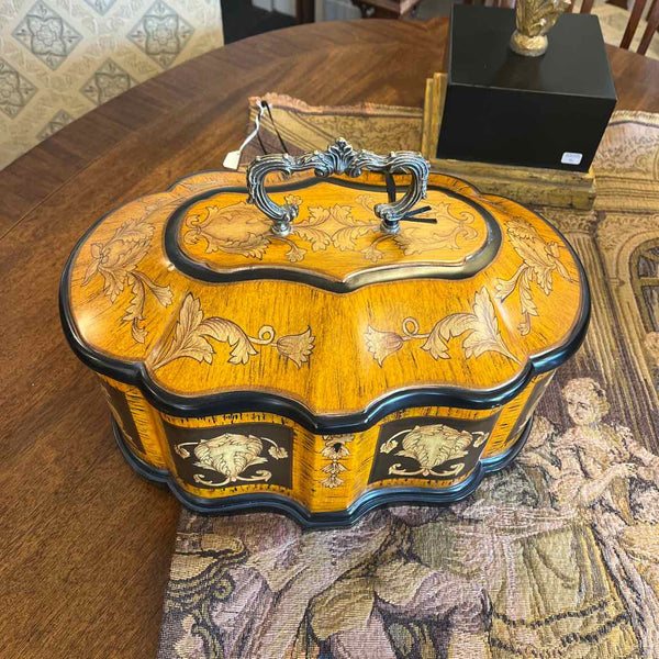 Ornate Mustard Color Box