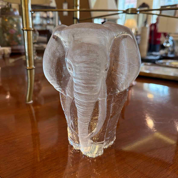 Royal Krona Swedish Glass Elephant
