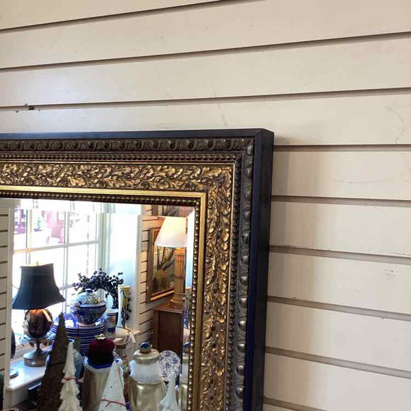 Beveled Gold Embellished Mirror