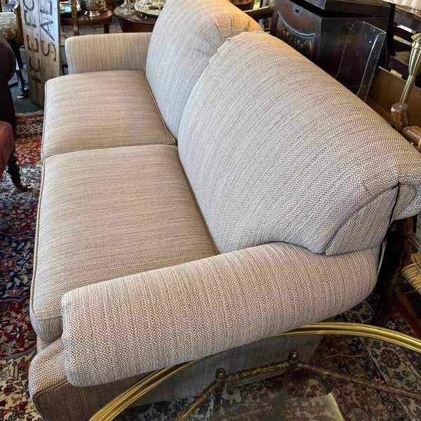 Tan Chenille Sofa