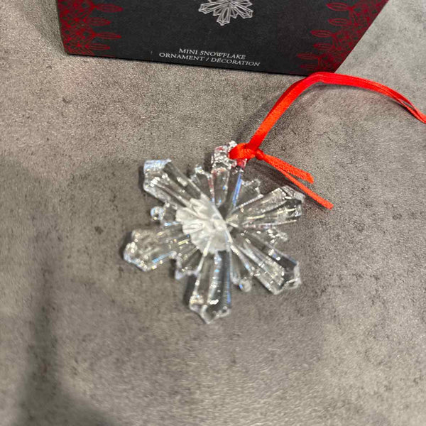 Waterford  Snowflake 2018 Ornament w/Box