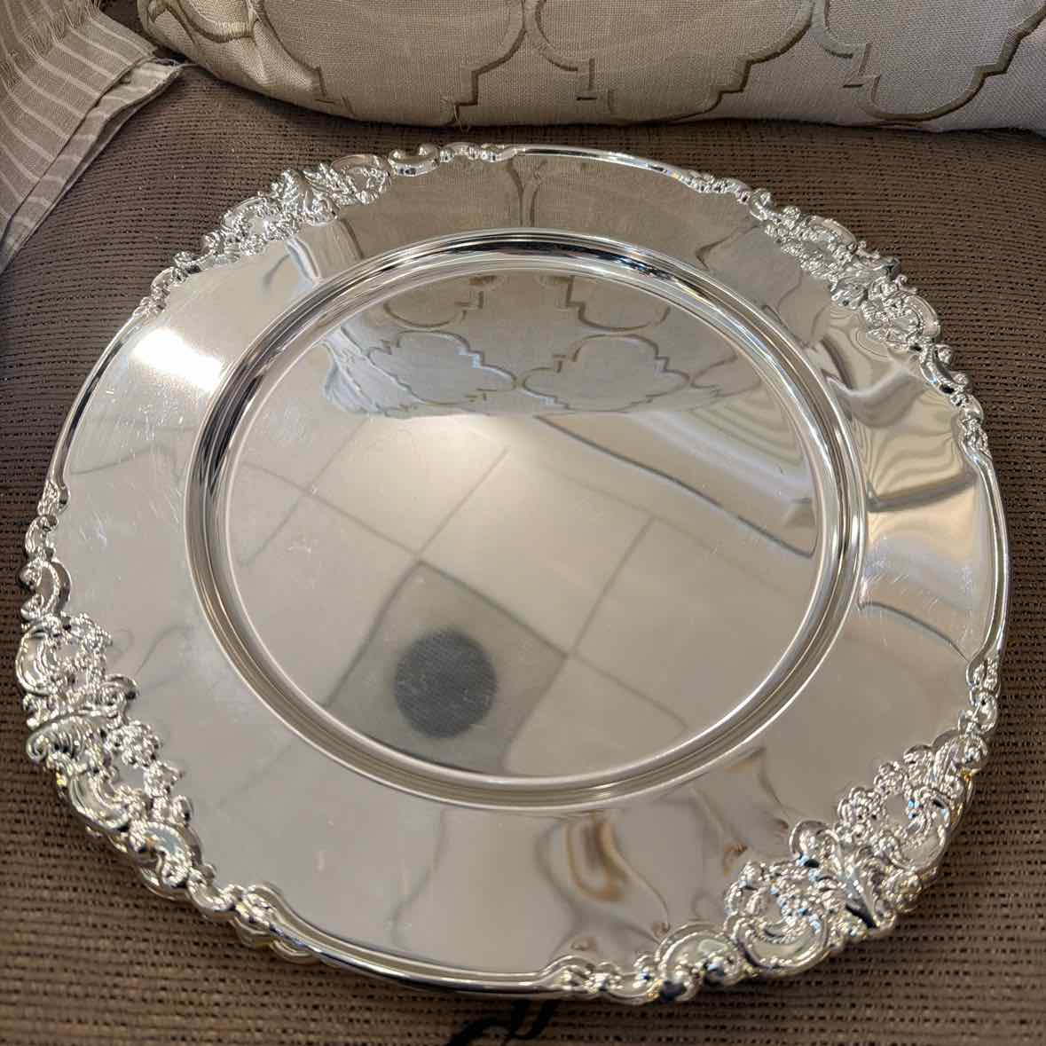 4 Davco Silver Chargers