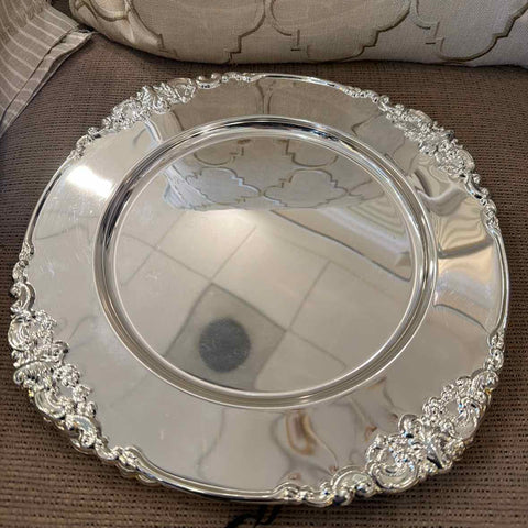 4 Davco Silver Chargers